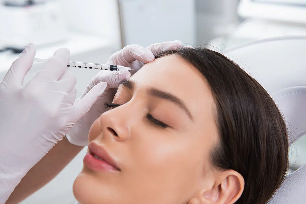 pretty female on professional face procedure pretty female on professional face procedure